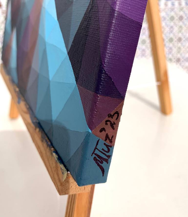 Original Abstract Landscape Painting by Maria Tuzhilkina