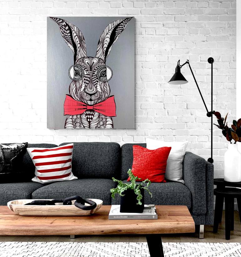 Original Contemporary Animal Painting by Maria Tuzhilkina