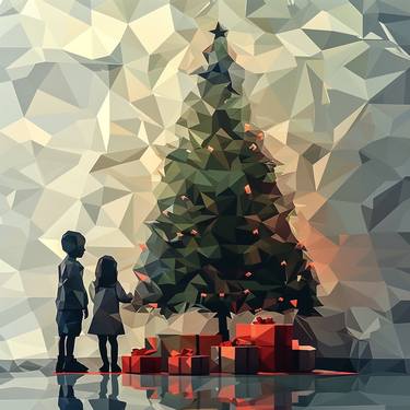 Original Abstract Children Digital by Maria Tuzhilkina