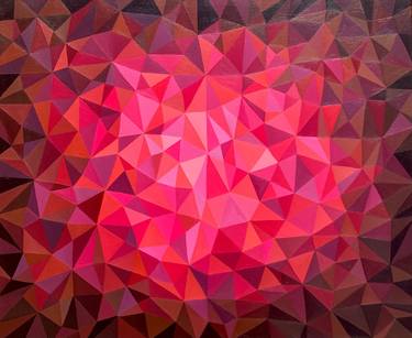 Original Cubism Abstract Paintings by Maria Tuzhilkina