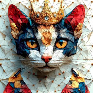 Original Abstract Animal Digital by Maria Tuzhilkina