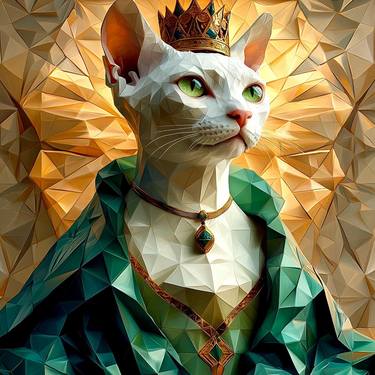 Original Abstract Animal Digital by Maria Tuzhilkina