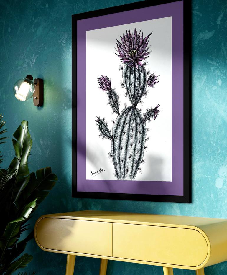 Original Illustration Botanic Drawing by Maria Tuzhilkina