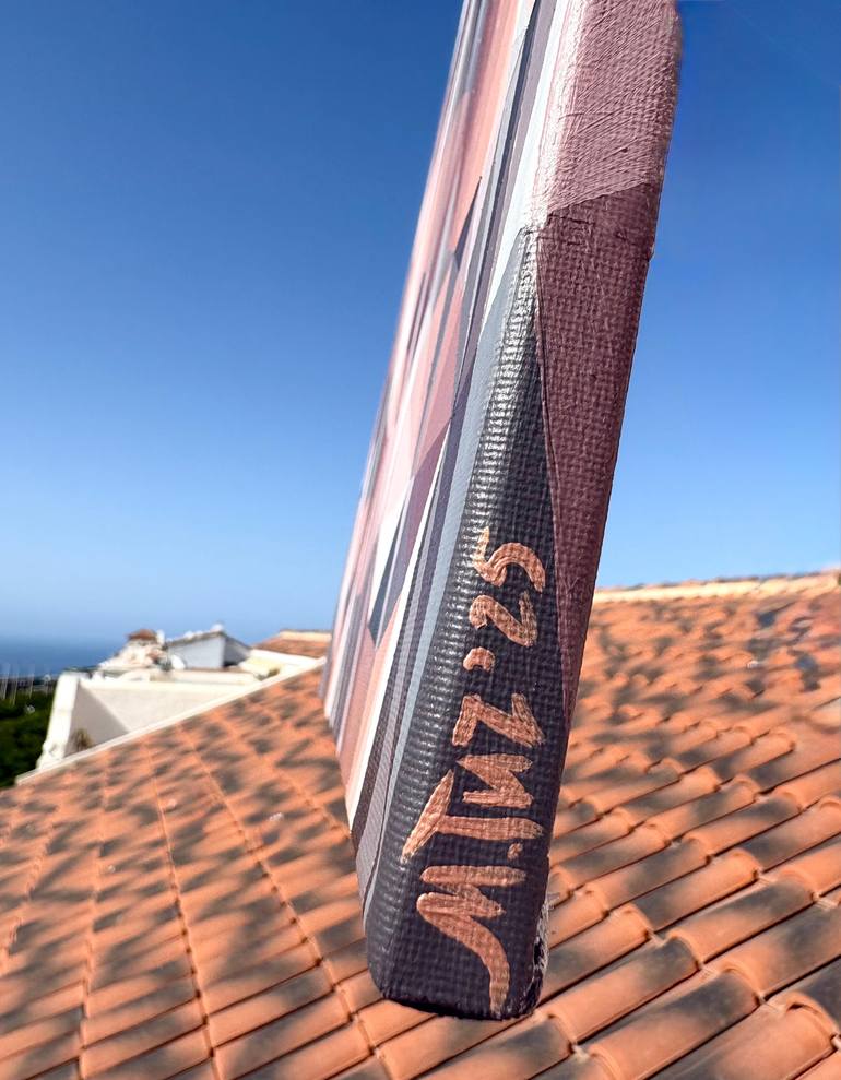 Original Abstract Botanic Painting by Maria Tuzhilkina