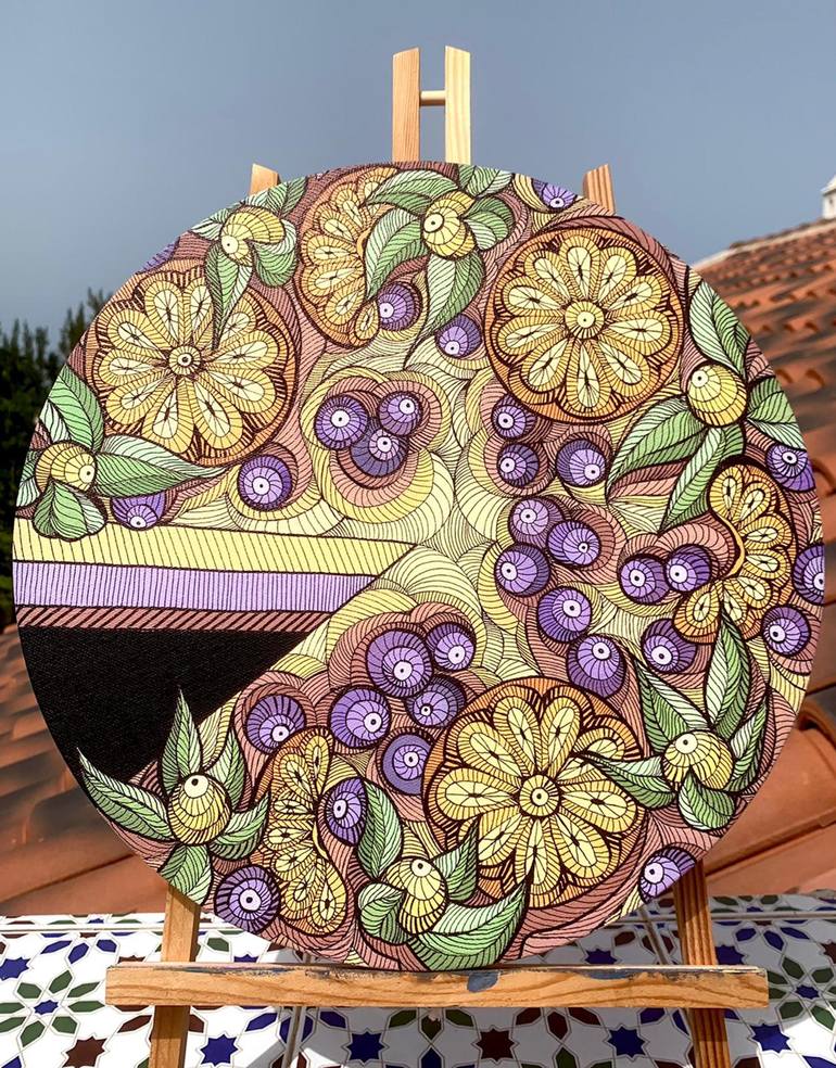 Original Illustration Still Life Painting by Maria Tuzhilkina