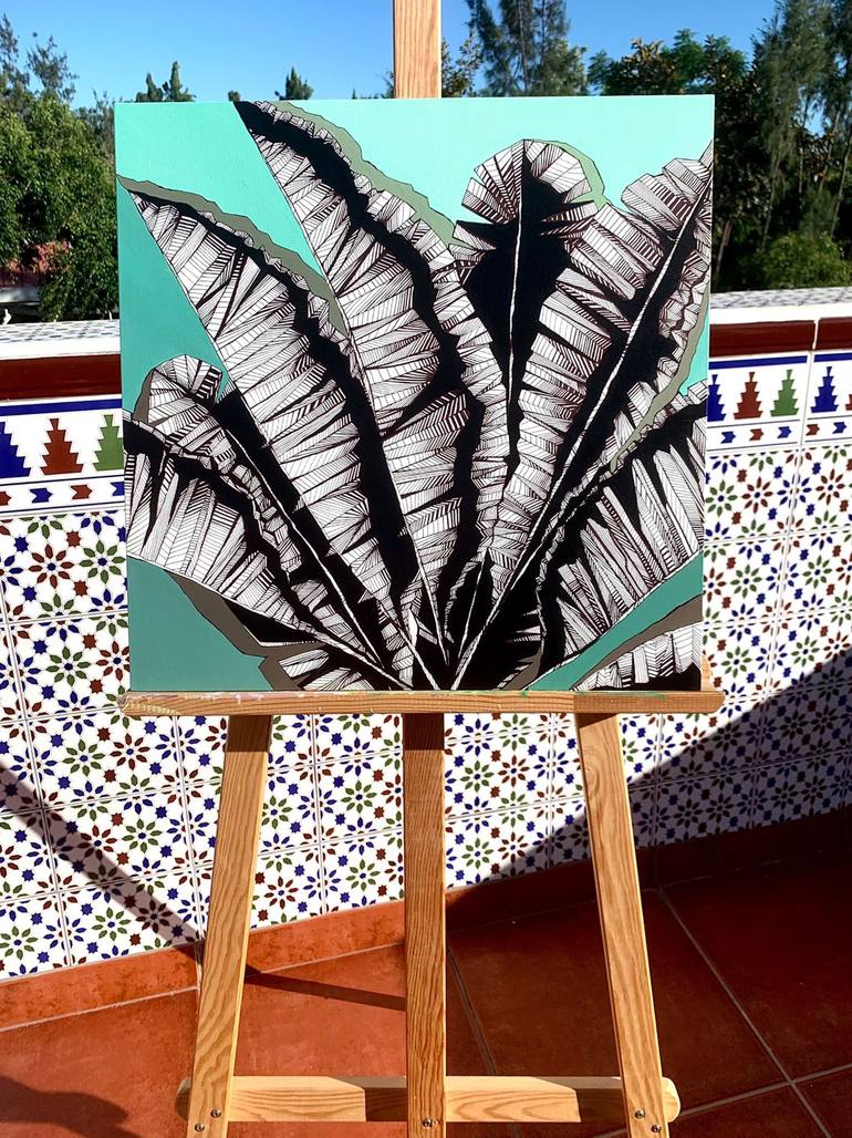 Original Illustration Nature Painting by Maria Tuzhilkina