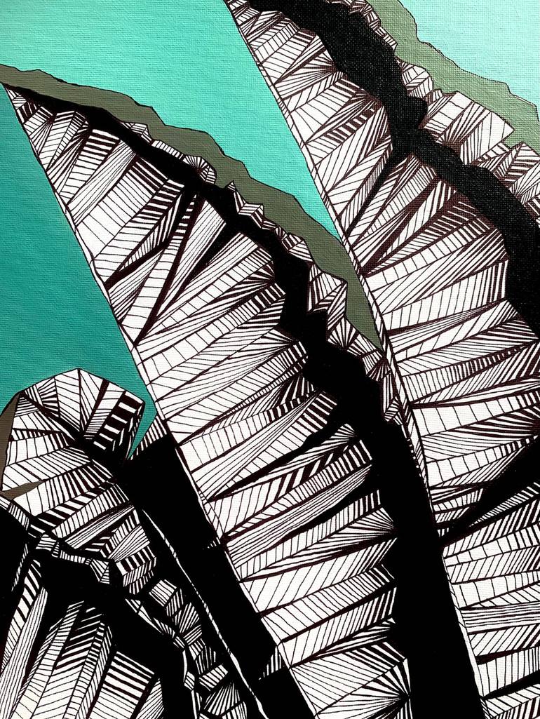 Original Illustration Nature Painting by Maria Tuzhilkina