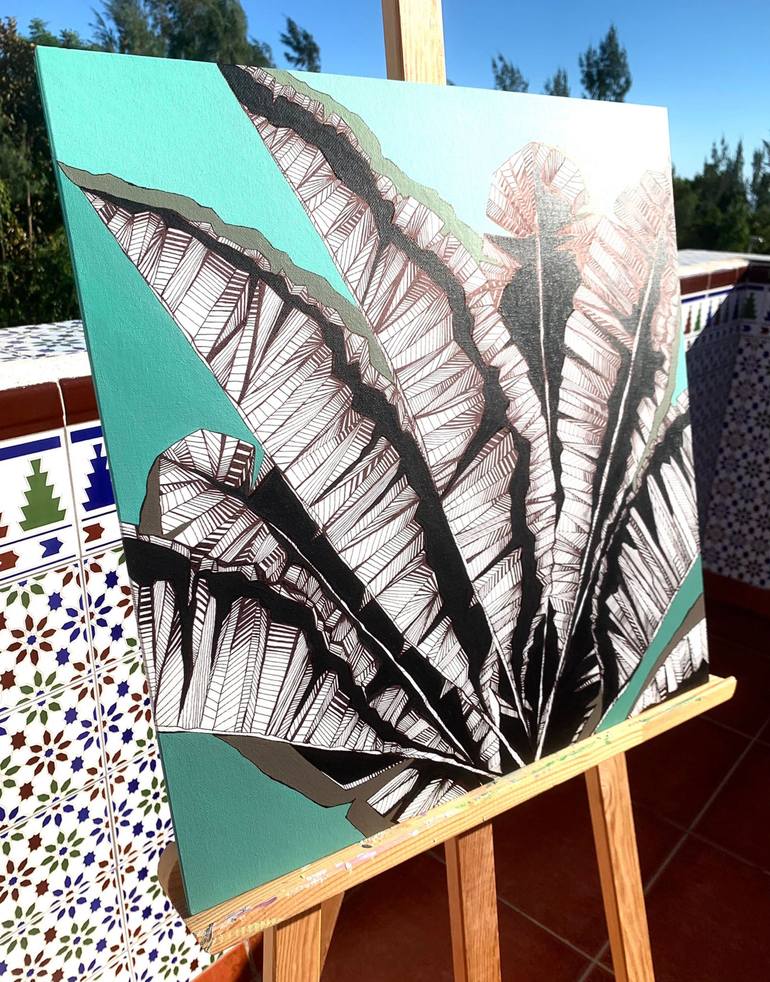 Original Illustration Nature Painting by Maria Tuzhilkina