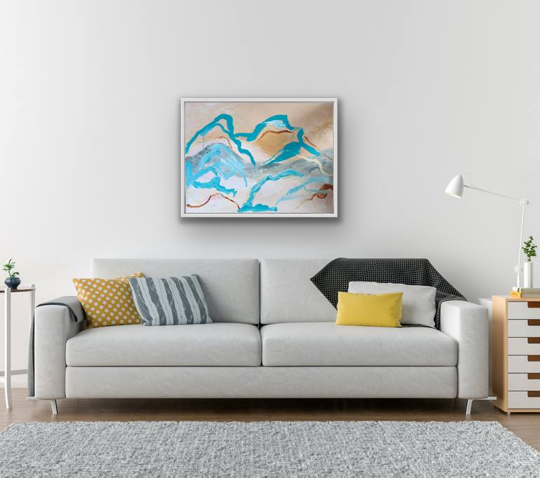 Original Abstract Landscape Painting by Jessika Steiner