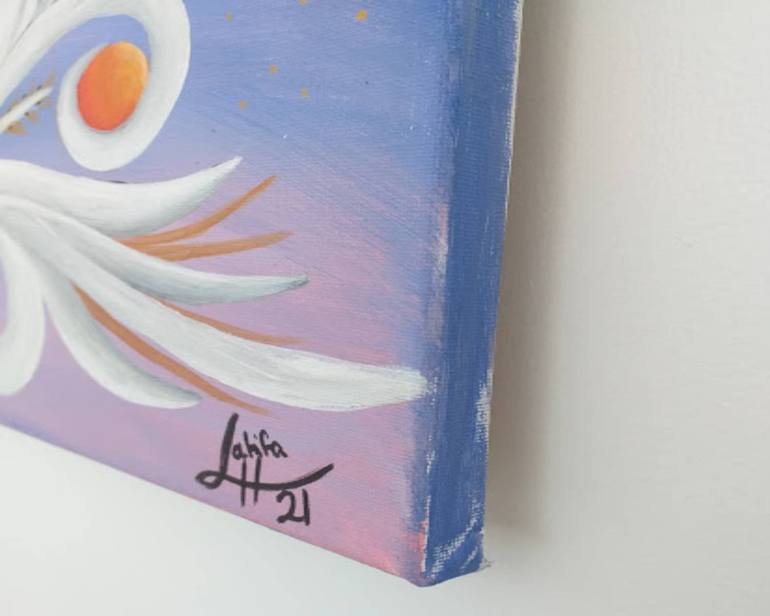 Original Expressionism Patterns Painting by Latifa Hachem