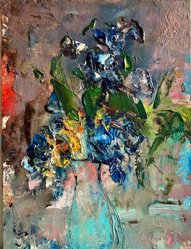 Original Abstract Still Life Paintings by Olha Stas