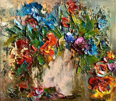 Original Abstract Still Life Paintings by Olha Stas