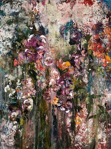 Print of Abstract Expressionism Floral Paintings by Olha Stas