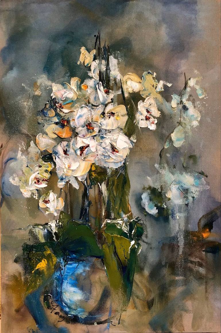 Print of Art Deco Floral Paintings by Olha Stas