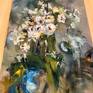 large floral painting