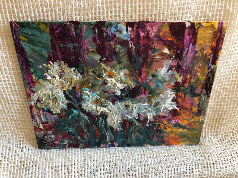 Original Abstract Expressionism Landscape Painting by Olha Stas