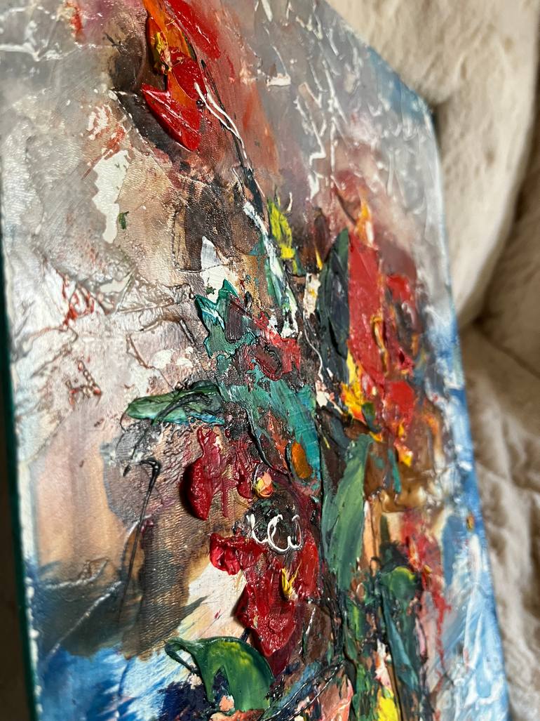 Original Abstract Still Life Painting by Olha Stas
