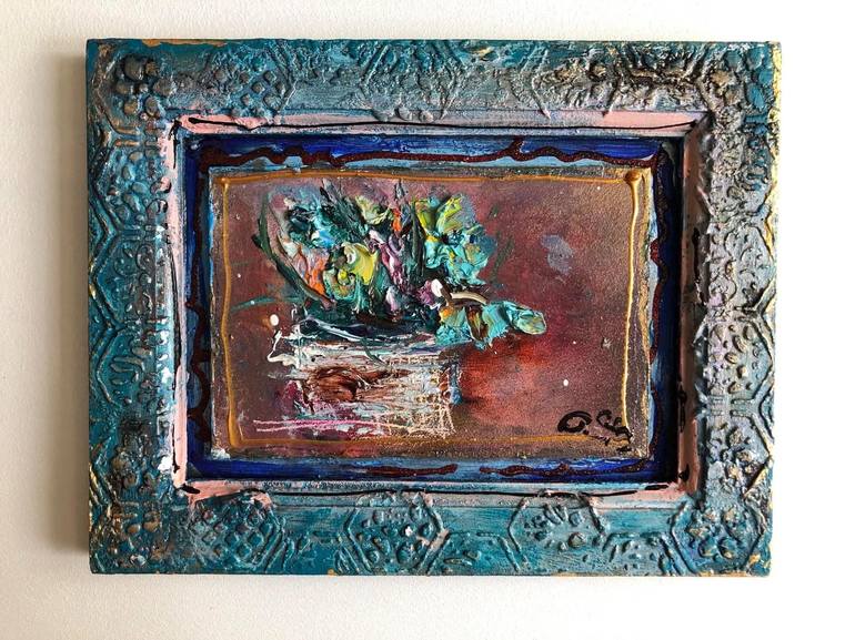 Original Abstract Still Life Painting by Olha Stas