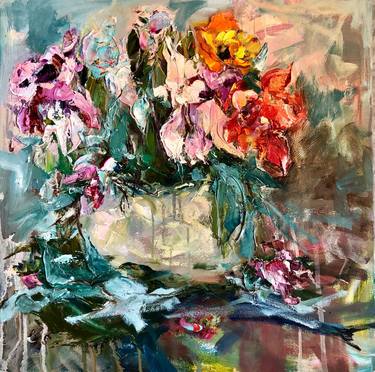 Original Abstract Still Life Paintings by Olha Stas