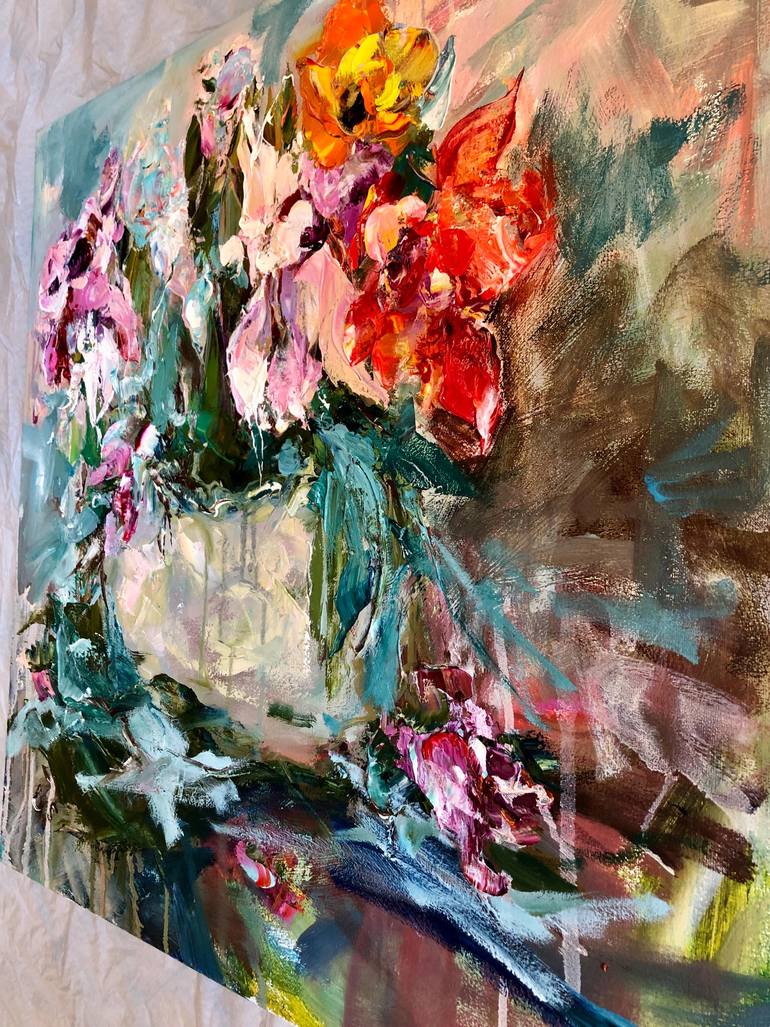 Original Abstract Still Life Painting by Olha Stas