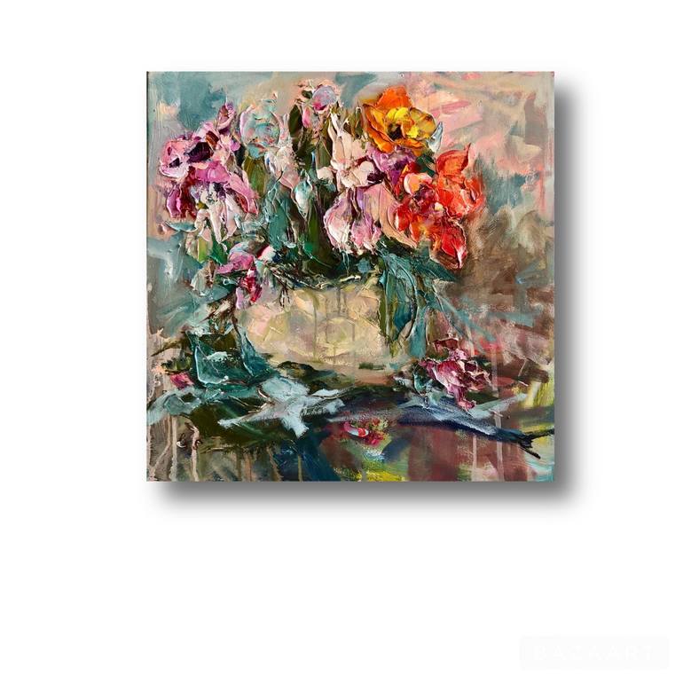 Original Abstract Still Life Painting by Olha Stas