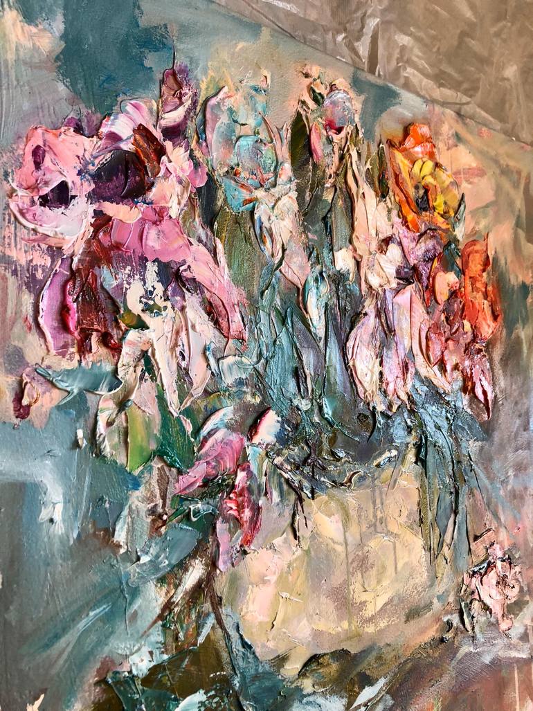 Original Abstract Still Life Painting by Olha Stas