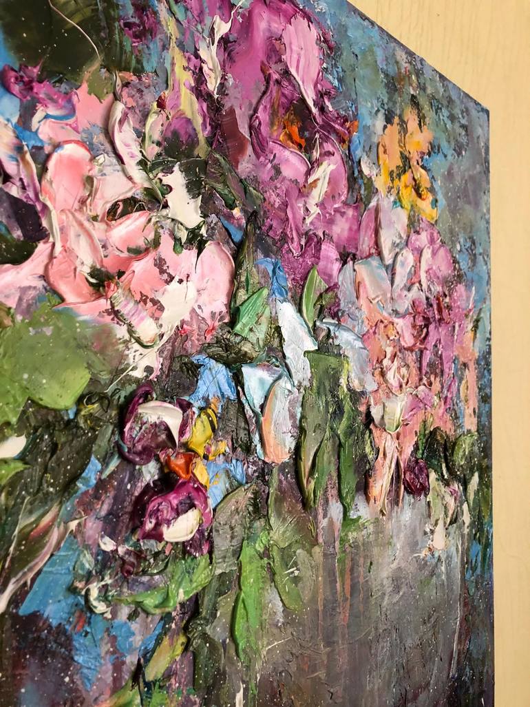 Original Abstract Still Life Painting by Olha Stas