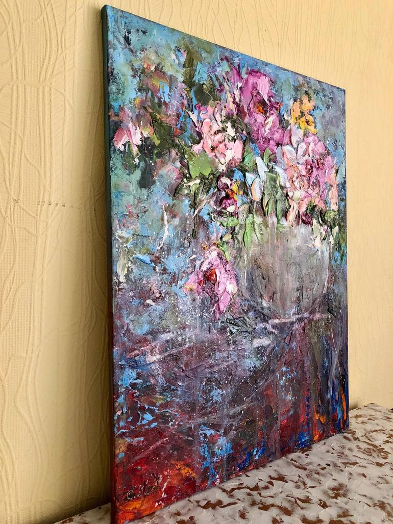 Original Abstract Still Life Painting by Olha Stas