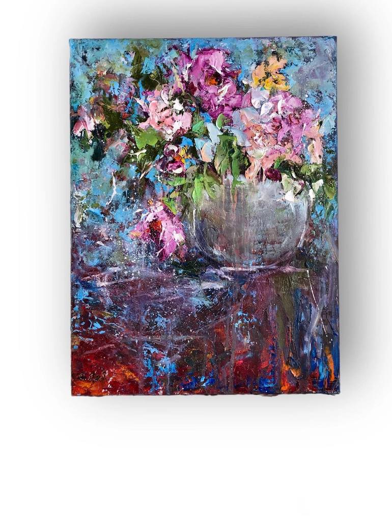 Original Abstract Still Life Painting by Olha Stas