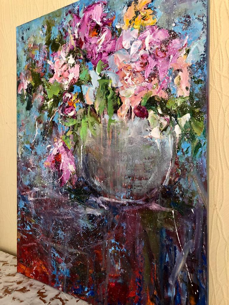 Original Abstract Still Life Painting by Olha Stas