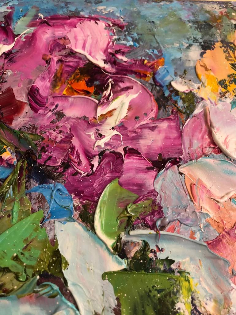 Original Abstract Still Life Painting by Olha Stas