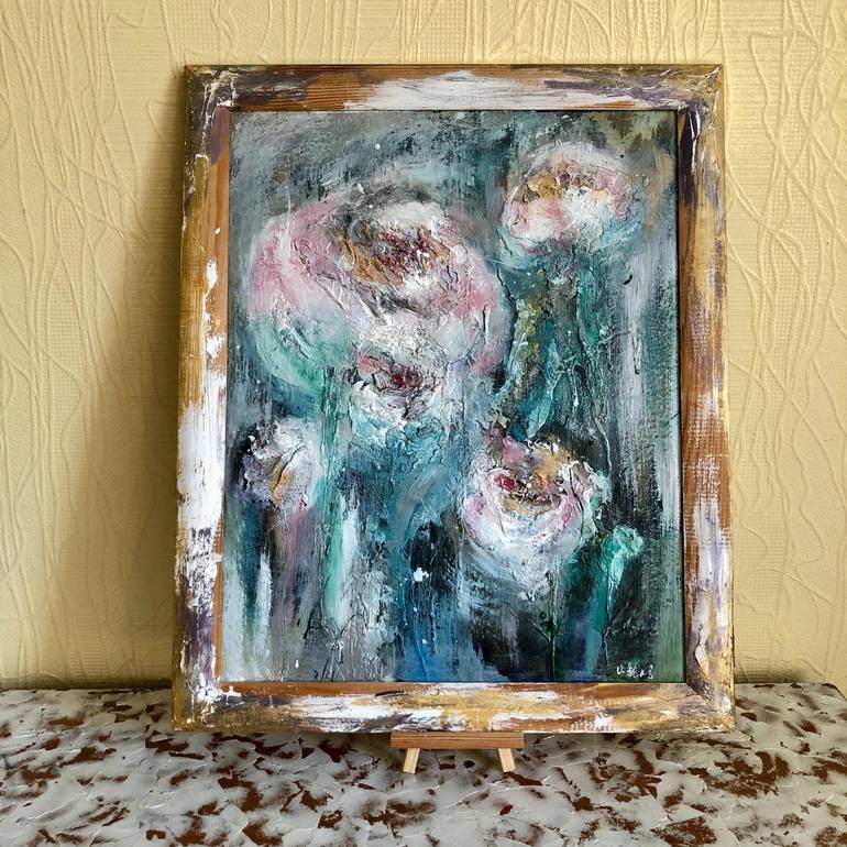 Original Abstract Still Life Painting by Olha Stas