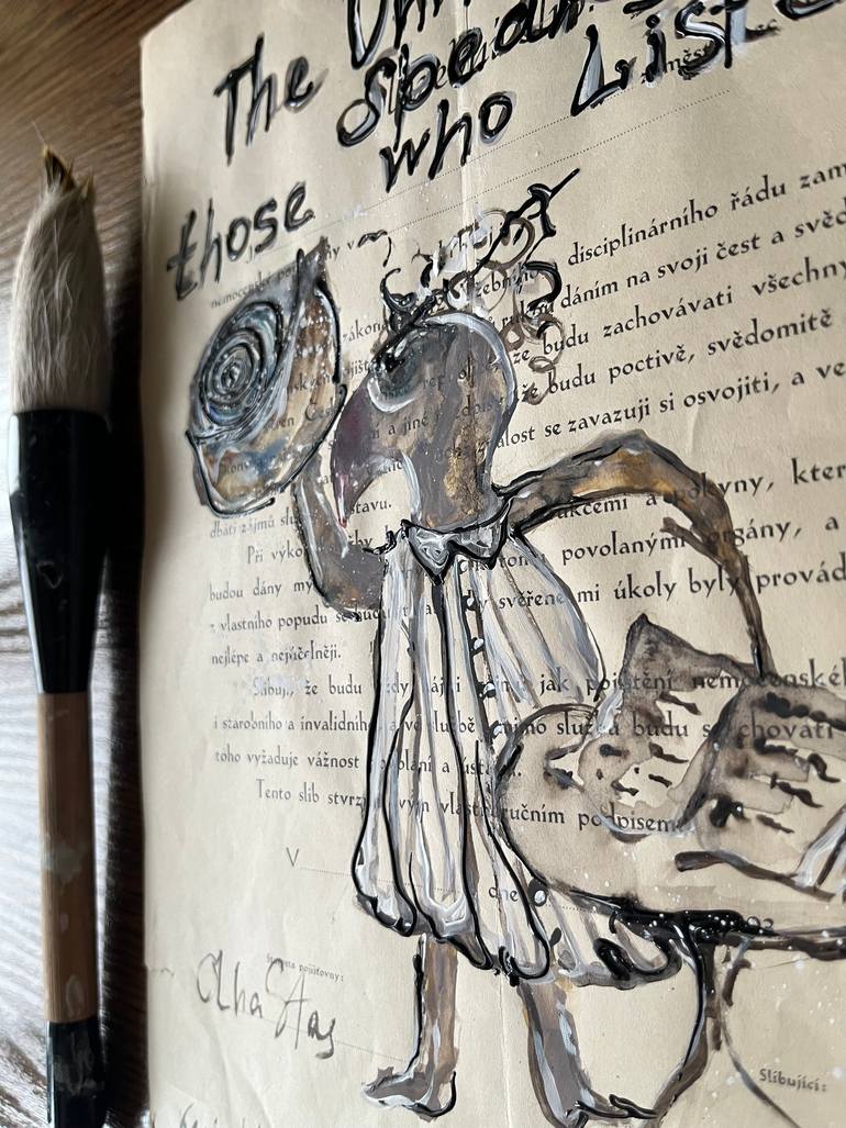 Original Conceptual Fantasy Drawing by Olha Stas