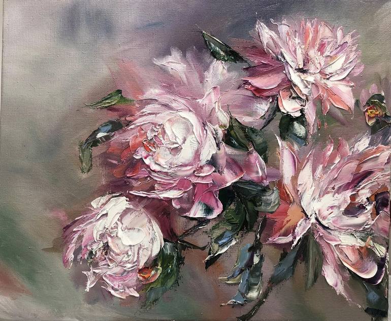 Palette Knife Peonies Workshop