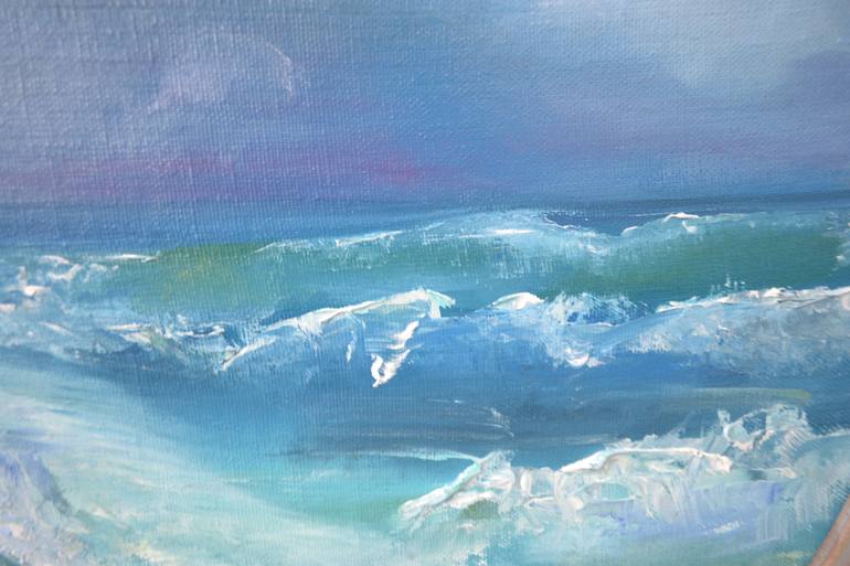 Original Beach Painting by Olha Stas