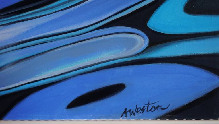 Original Abstract Expressionism Abstract Painting by Alan Weston