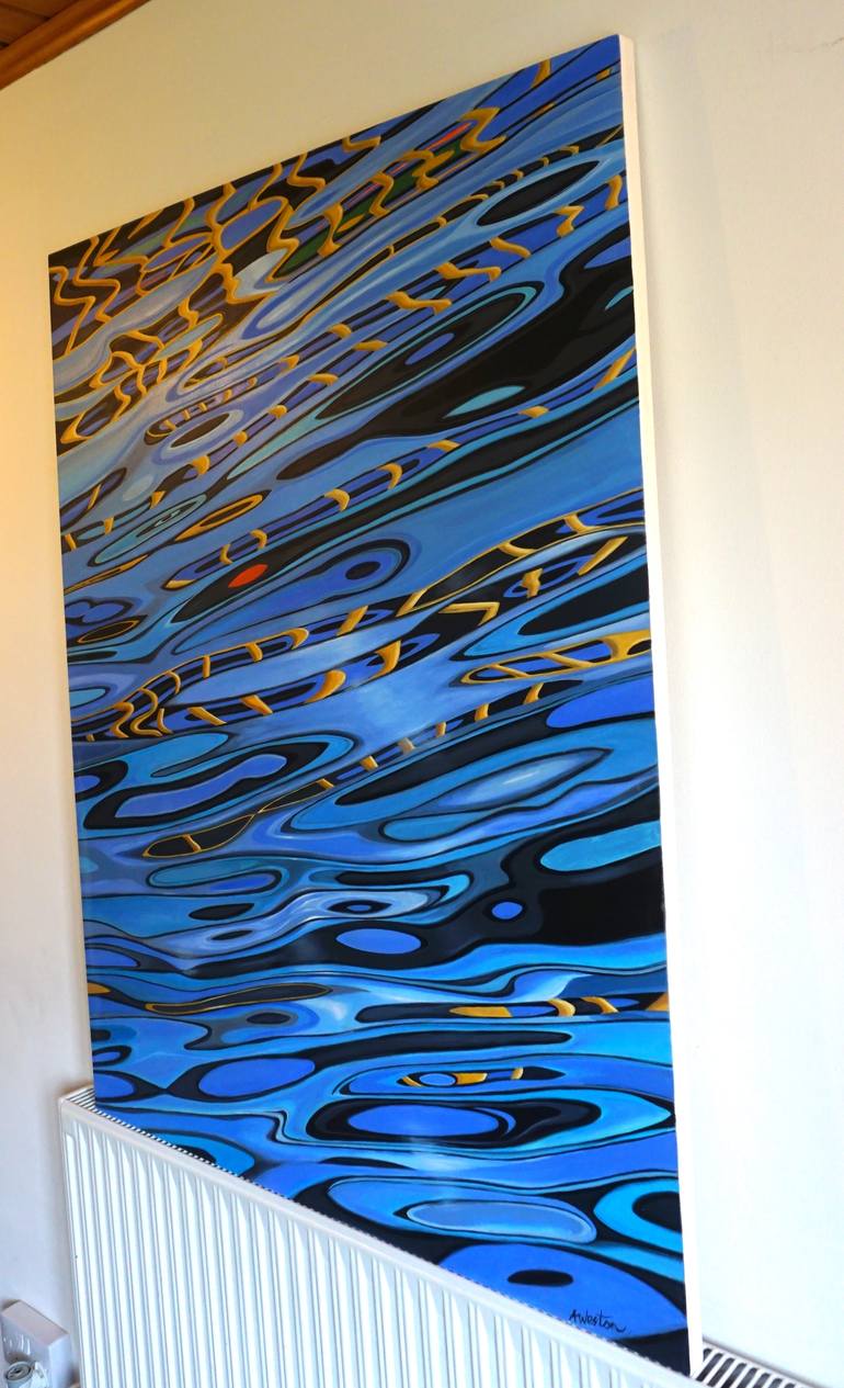 Original Abstract Expressionism Abstract Painting by Alan Weston