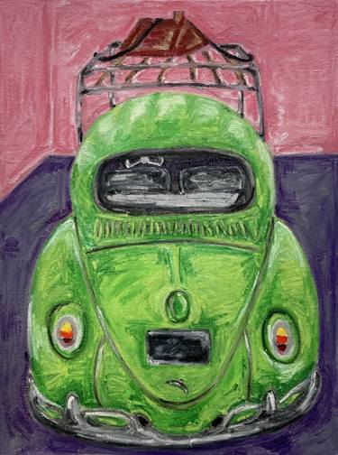 Original Pop Art Car Paintings by Caroline Killoury