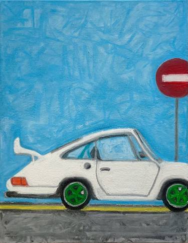 Original Pop Art Car Paintings by Caroline Killoury