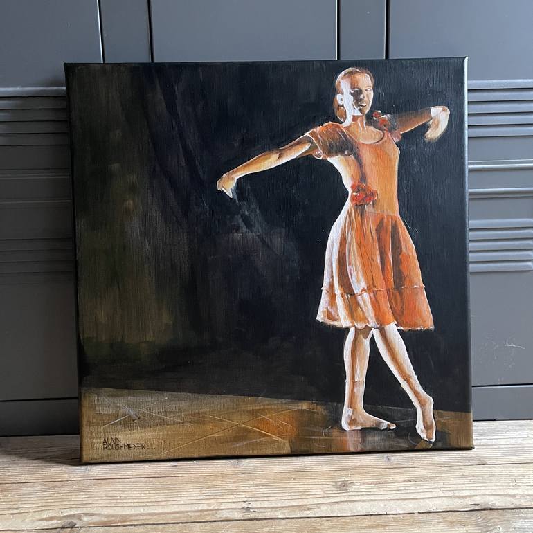 Original Figurative Women Painting by Alain Rouschmeyer