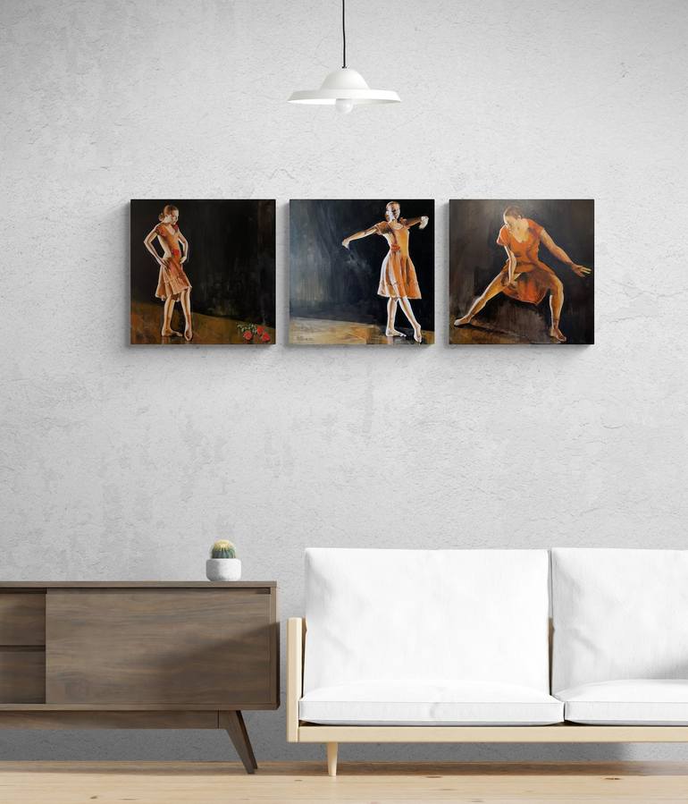 Original Figurative Women Painting by Alain Rouschmeyer