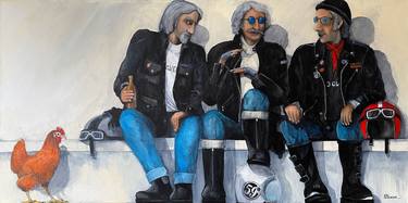 Original People Paintings by Alain Rouschmeyer