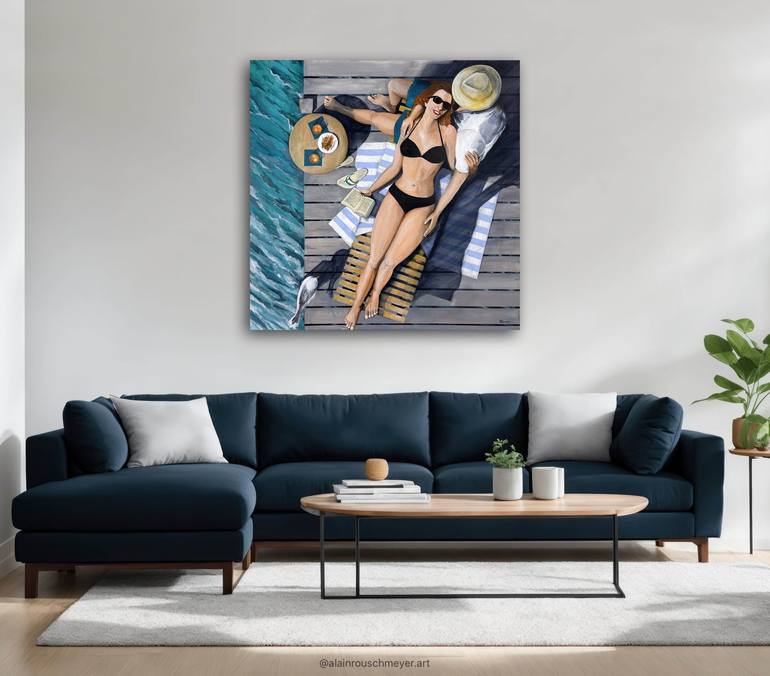 Original Love Painting by Alain Rouschmeyer