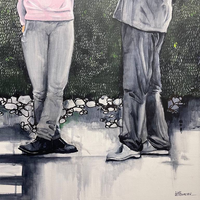 Original Figurative Love Painting by Alain Rouschmeyer