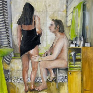 Print of Figurative Erotic Paintings by Alain Rouschmeyer