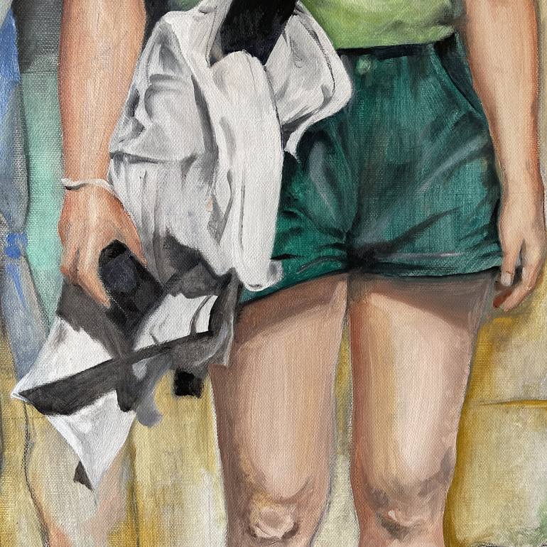 Original Figurative People Painting by Alain Rouschmeyer