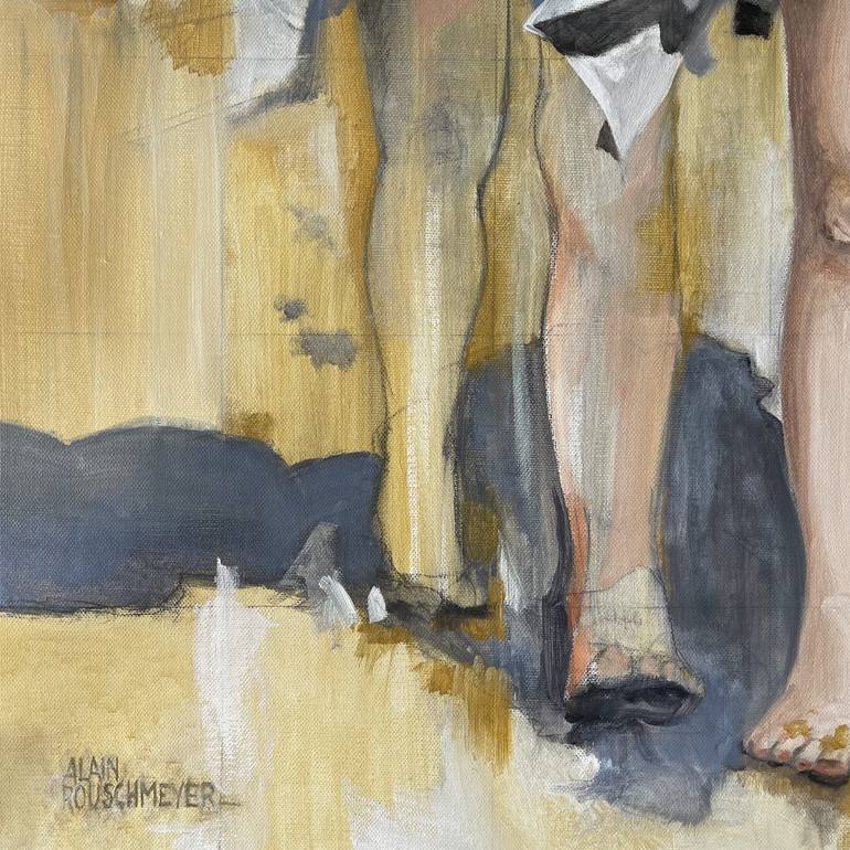 Original Figurative People Painting by Alain Rouschmeyer