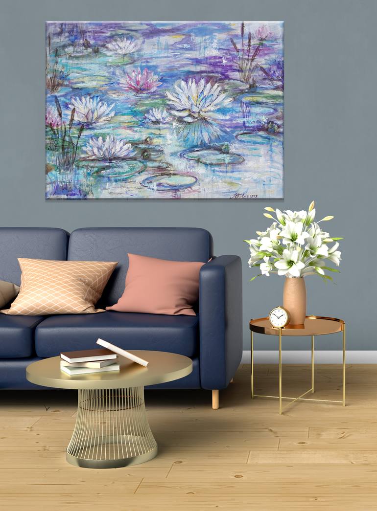 Original Expressionism Floral Painting by Yuliya PITOIS