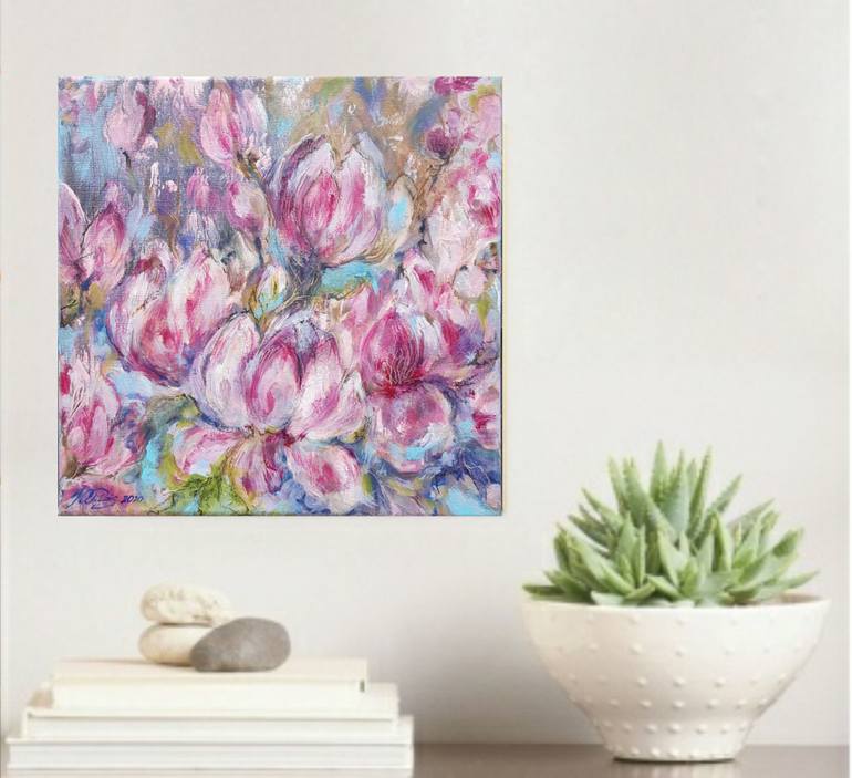 Original Floral Painting by Yuliya PITOIS