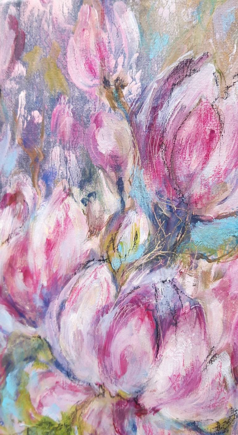 Original Floral Painting by Yuliya PITOIS